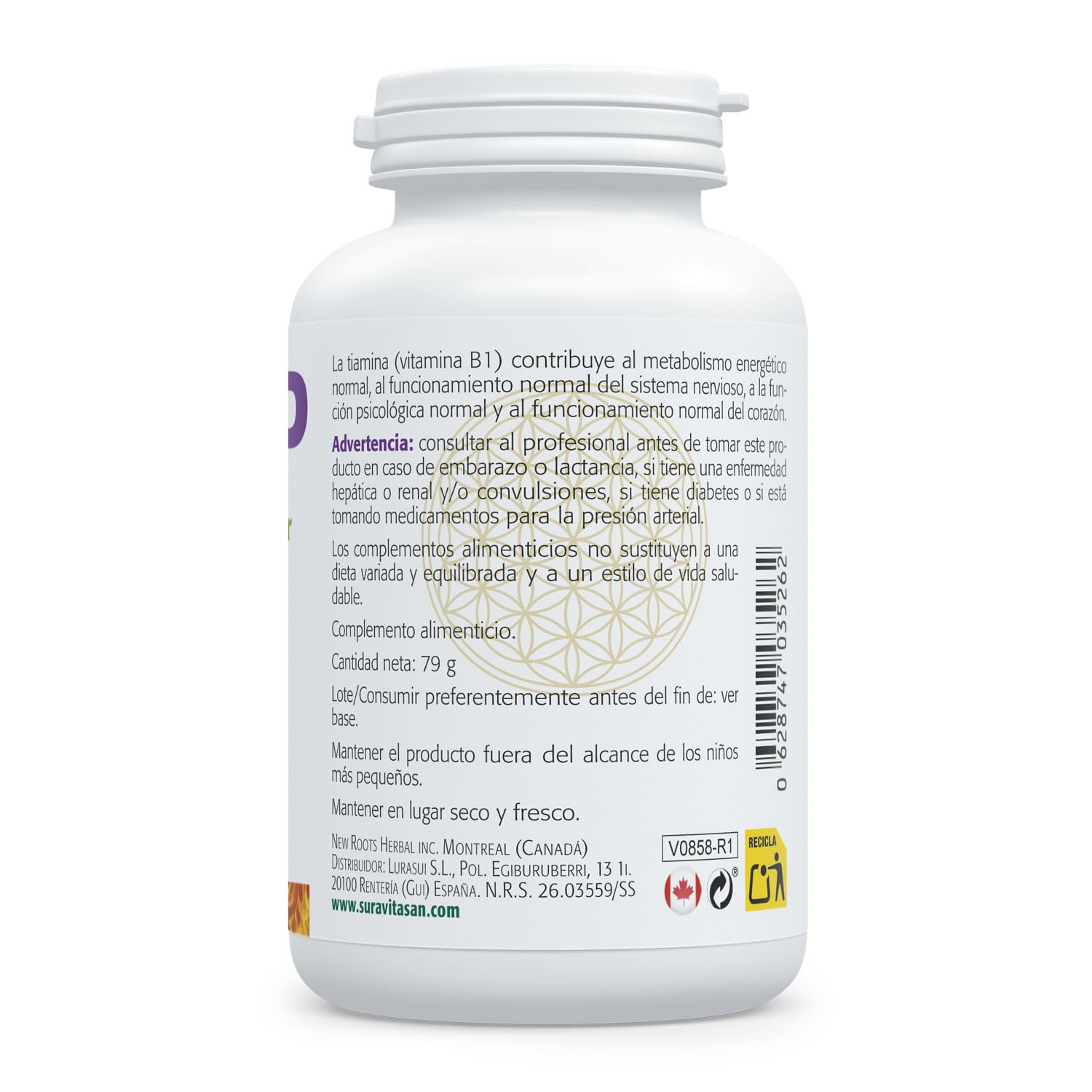 SURA VITASAN Mito-ATP 90 Cápsulas Soporte Mitocondrial con 7 Ingredientes | Acetil L-Carnitina, Ácido R-Lipoico, CoQ10 y Nicotinamida Ribósido (Precursor NAD+), para Energía Celular y Sistema Nervioso