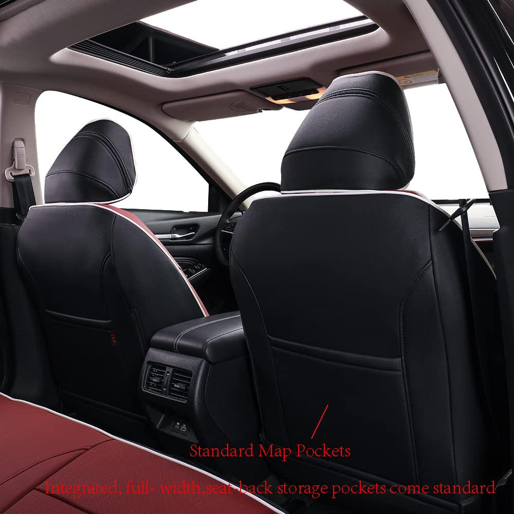 Coprisedili Anteriori UK Custom Covers Per Toyota Hilux Active (modello Base) Dal 2016 – Impermeabili, Neri, Set Completo Con Poggiatesta E Bracciolo - 4