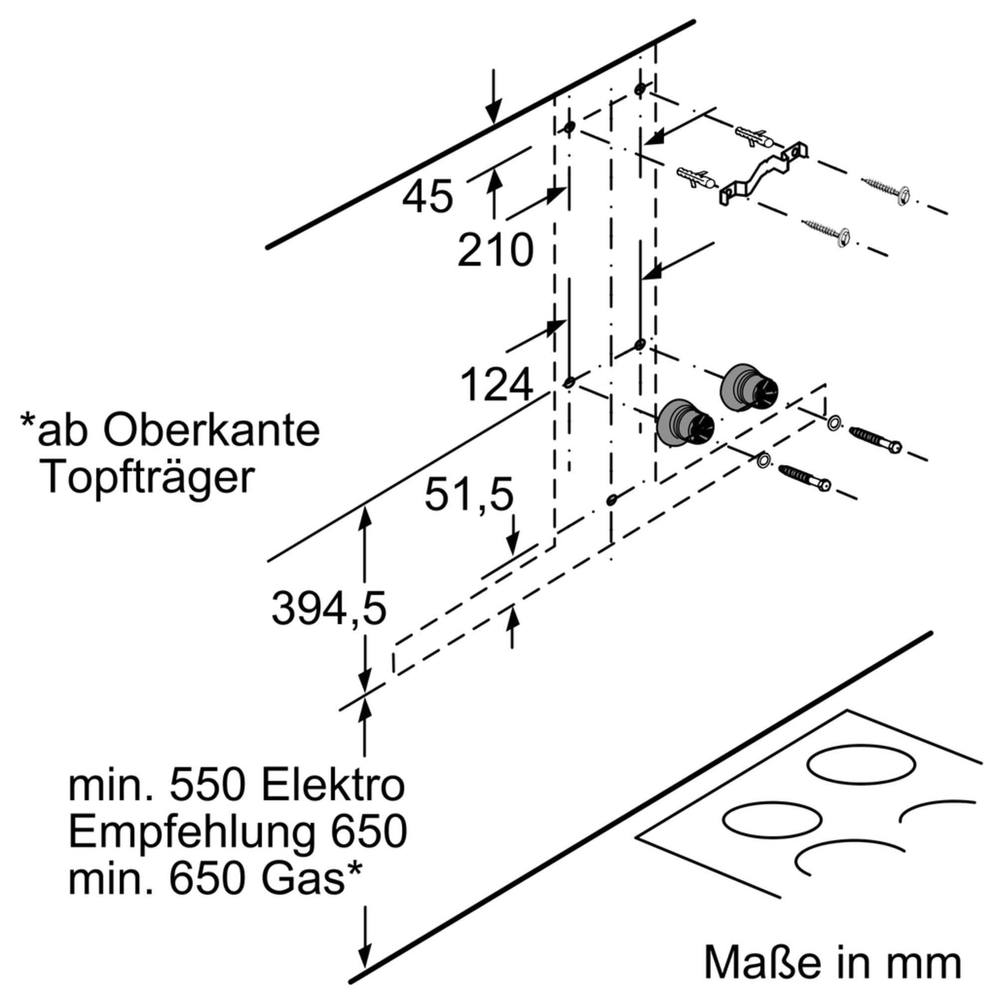 NEFF D65BMP5N0 Dunstabzugshaube N70, 60cm, Abluft oder Umluft, Energieeffizienz A, Edelstahl