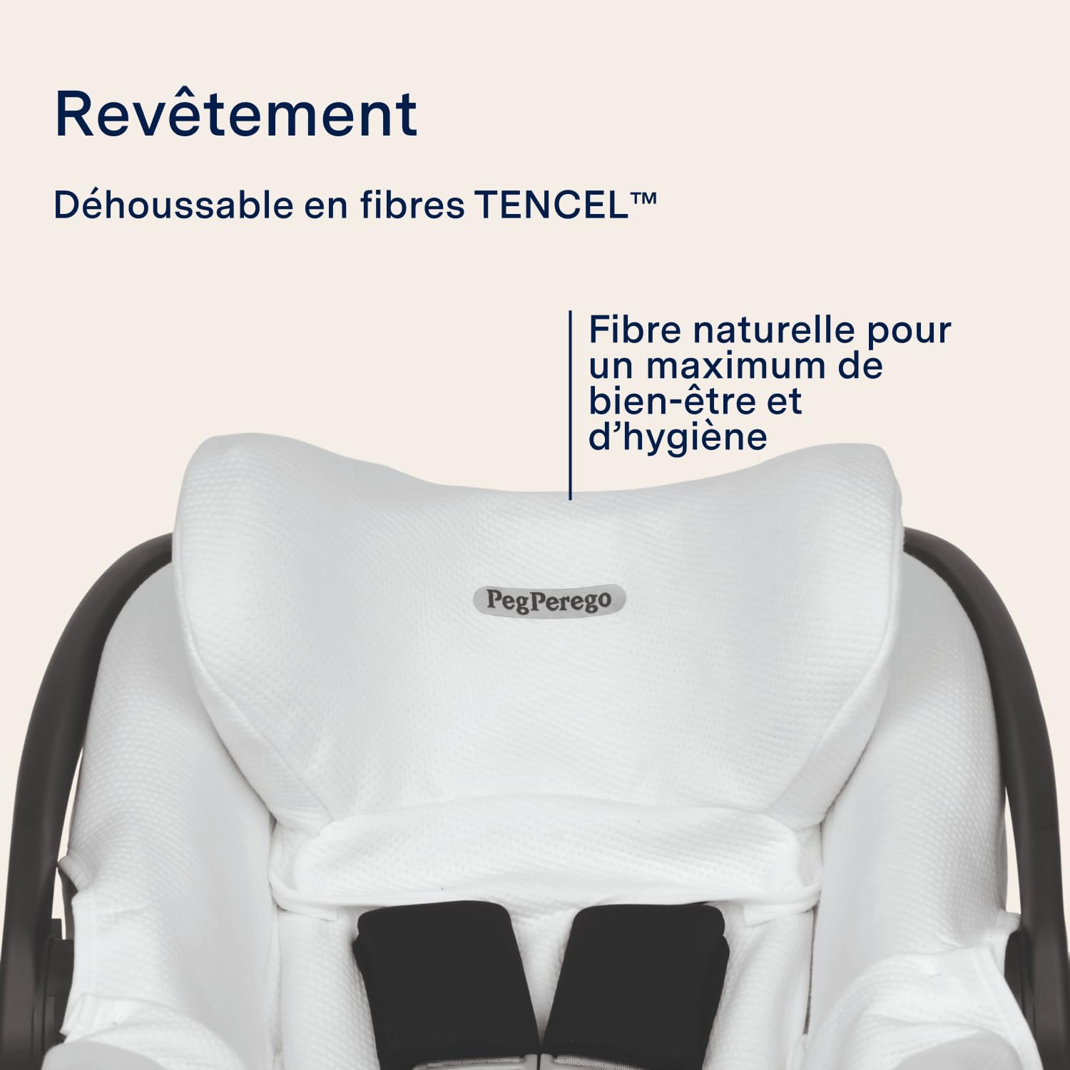 PEG Clima Cover - Housse Thermorégulatrice en Tencel pour Sièges-Auto Primo Viaggio (Modèles SL, i-Size, Lounge, SLK) de Peg