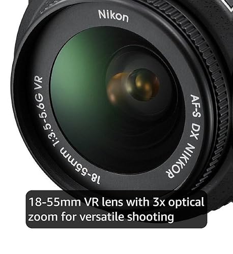 Nikon D3200 Digital SLR Camera with 18-55mm VR Lens Kit - Black