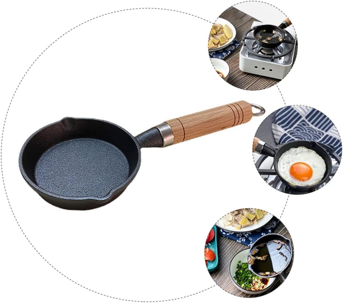 MAGICLULU 1pc Mini Frying Pan Nonstick Pan for Breakfast Cooking - Small Griddle for Eggs Burgers and Pancakes for Home Camping