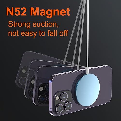 Miniatura 5 de Cargador MagSafe de 15 W, almohadilla de carga inalámbrica magnética para iPhone 17 16 15 14 13 12 Air Pro Max Plus miniAirPods 2 3 Pro, cargador