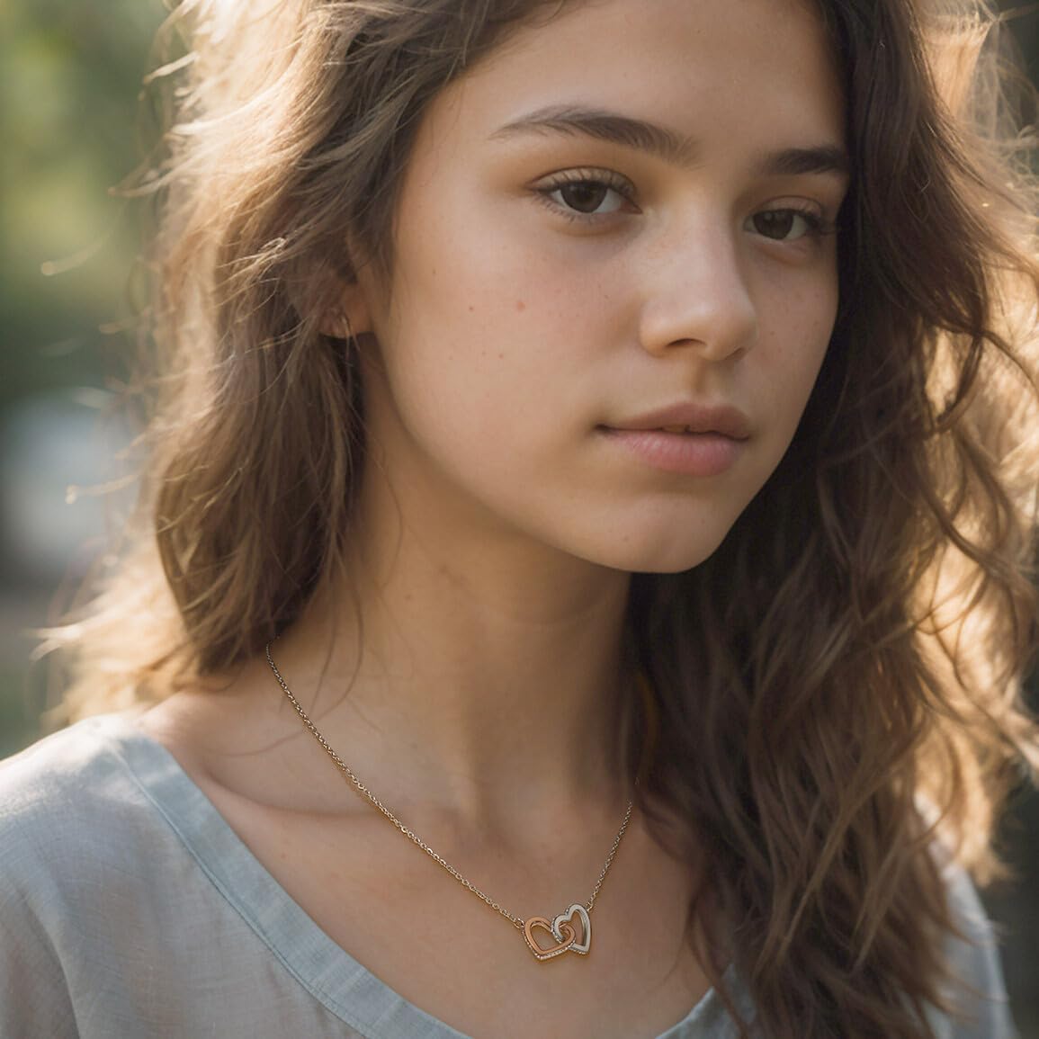 To My Beautiful Granddaughter Necklace from Grandpa, Granddaughter Gift from Grandma, Graduation Gifts for Her, Birthday Christmas Gifts from Grandparent with Message Card and Gift Box - Image 7