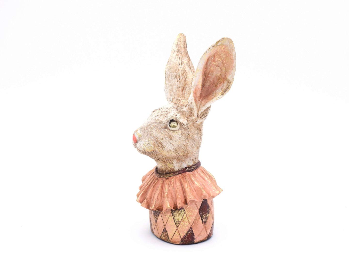 Hasenskulpturen 2 Stück als Pärchen, ca. 22 cm hoch, Hasenfiguren Klara und Karl, für Ostern, als Geschenk und zur Ganzjahresdeko