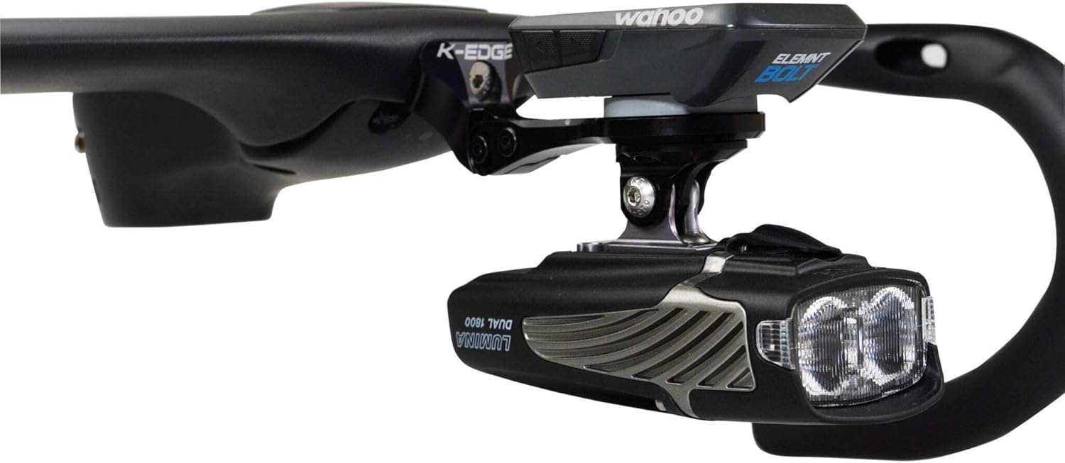 K-Edge | Gen 6 Madone/Emonda Bicycle Computer Combo Mount | for Wahoo GPS Devices | Durable, Aerodynamic Bike Computer Mount