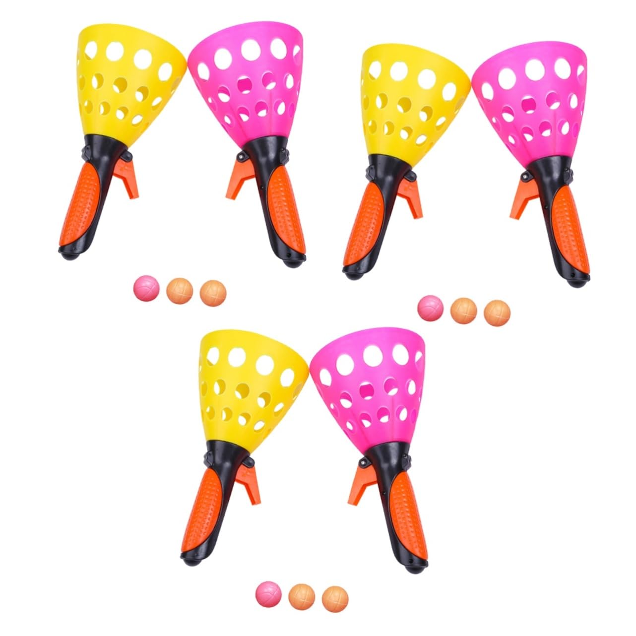 BESPORTBLE 3 Pairs kidcraft playset childrens toys kids sports toys kids playset outside kids toys toy for kids outside toy popular toys out door toys Launcher Ball parent-child Popularity