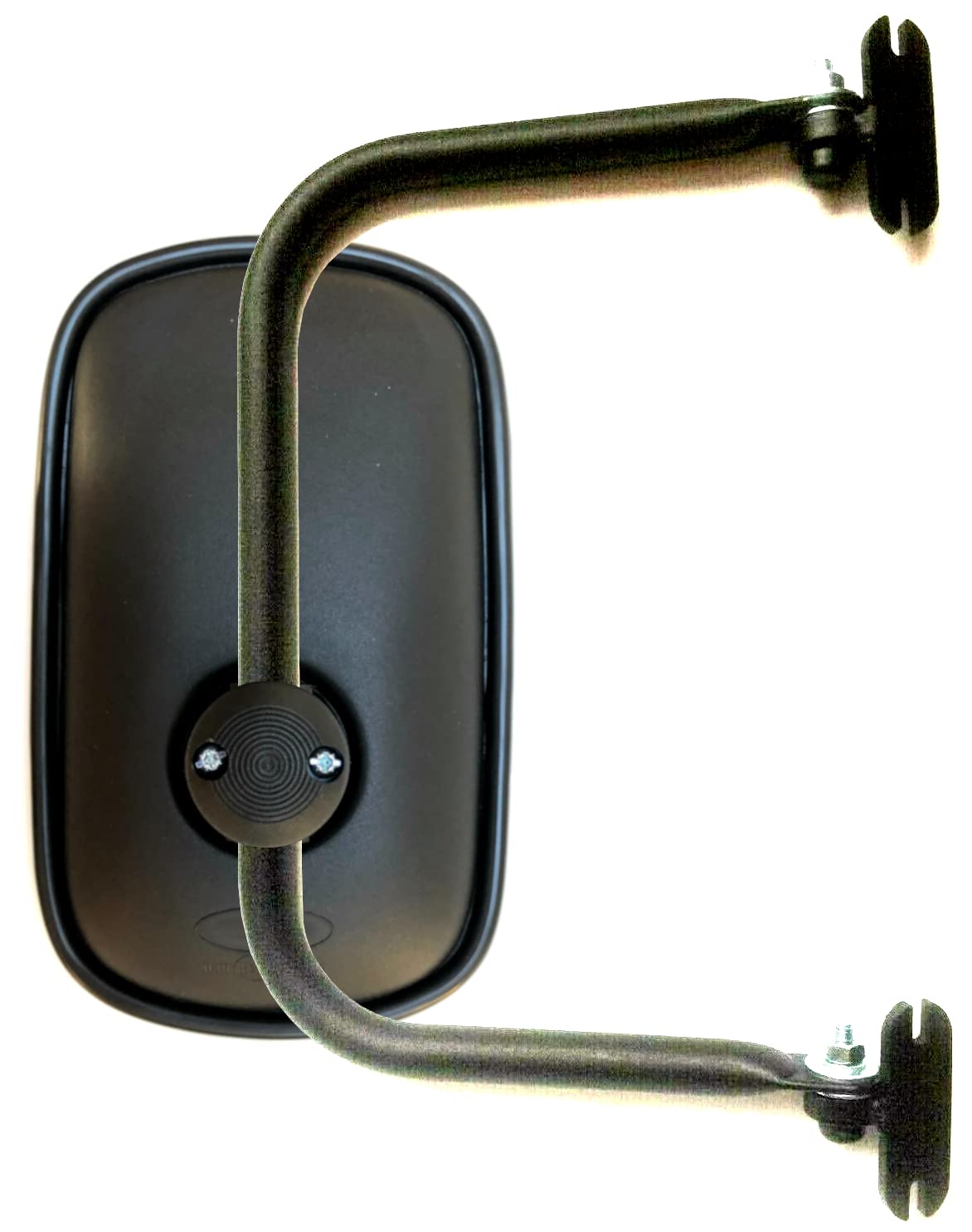 Specchietto retrovisore esterno 263 x 160 R1200 E20 ø10-24 e supporto specchio per trattori, camion, escavatori, macchine edili
