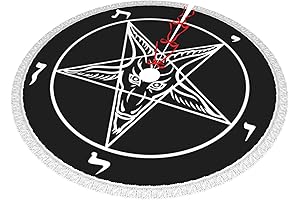 Christmas Tree Skirt: Unveil the Evil with Azazel's Goat
