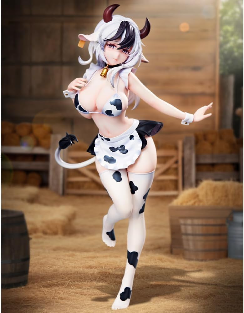 2PCS Milkgirls Figures Milk Girls Original Painting Figure PVC Illustration Anime Action Figurine 9.84IN