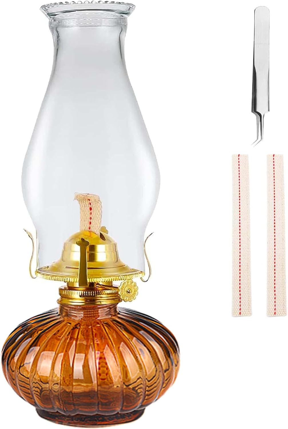 Large Oil Lamp for Indoor Use,Rustic...