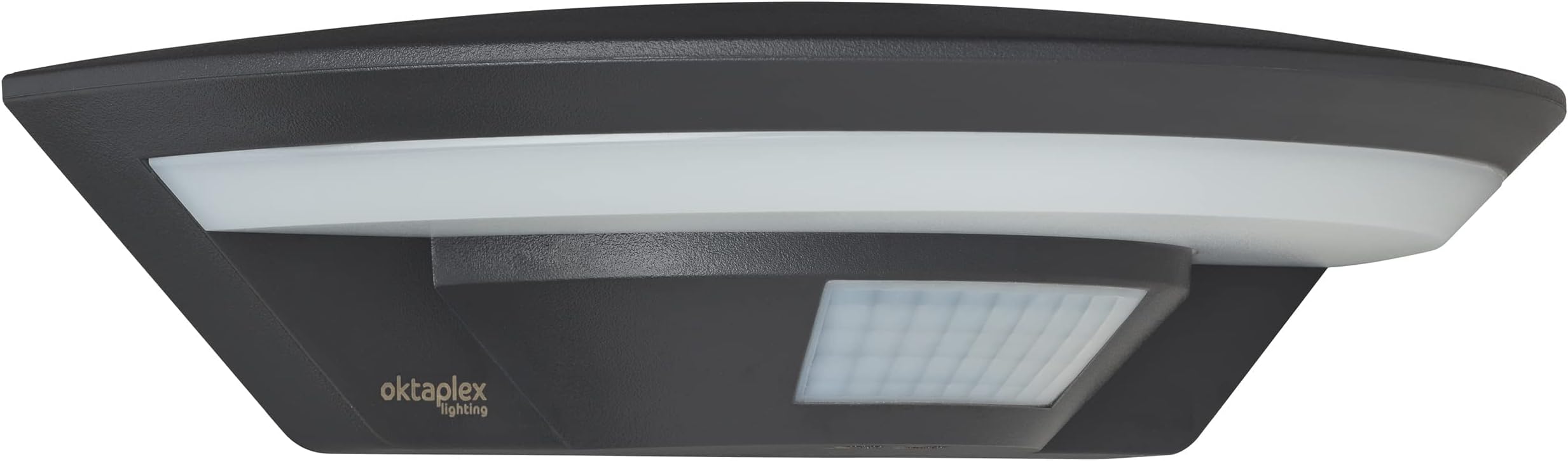 Oktaplex Anja Bewegungsmelder - 2 Sensoren, 12m Reichweite, IP44, Anthrazit