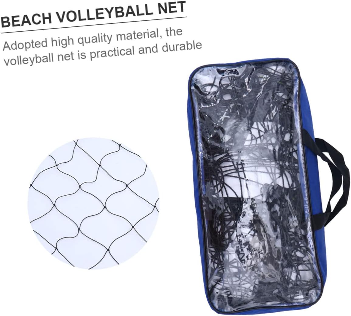 1set Standard Official Volleyball Net Sports Volleyball Net for Backyard and Beach Use Easy Installation Rainproof Lightweight and Portable