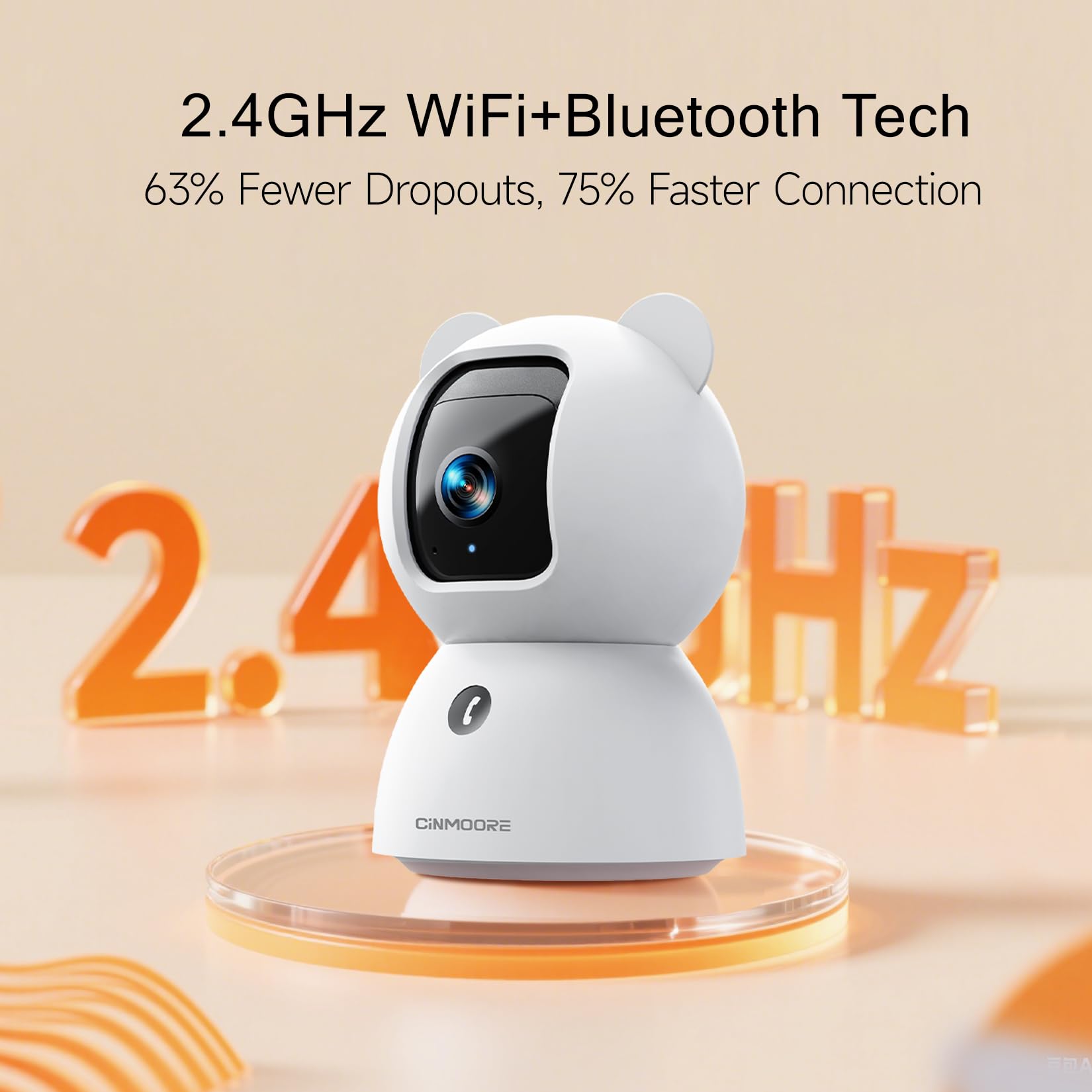 Indoor Pan Tilt Wi-Fi Sicherheitskamera