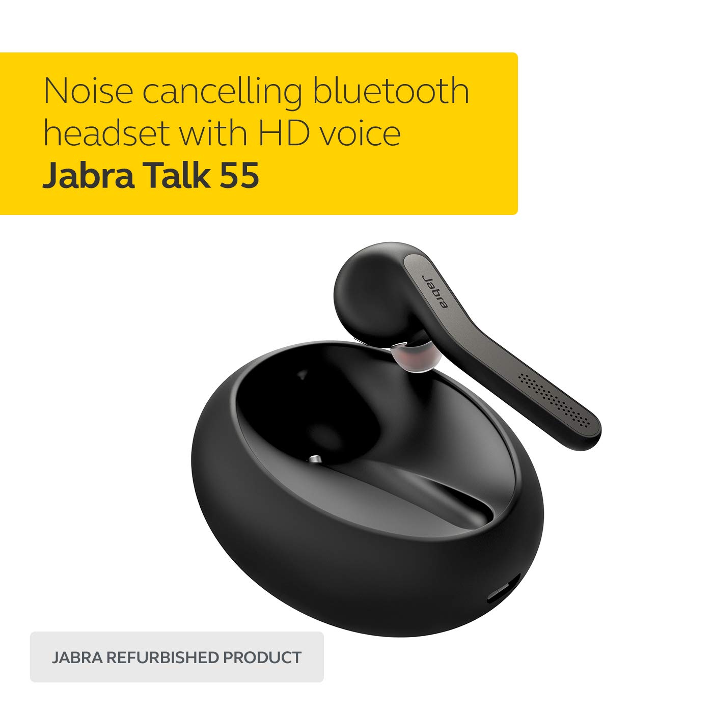 Jabra 片耳イヤホン Talk 55 ブラック Amazon.com: Jabra Talk 55 Bluetooth Mono Headset (Renewed) : Video