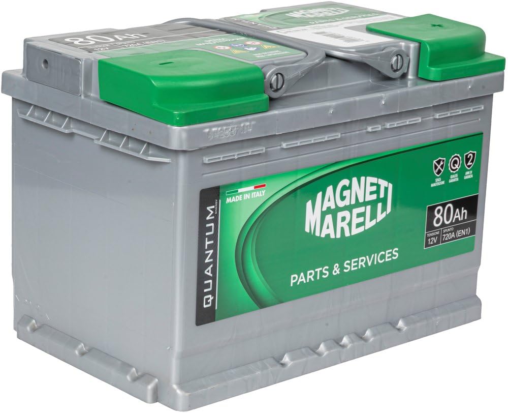 Magneti Marelli - Batería para coche, 80 Ah, 12 V, 720 A, EN1, para caja L3B