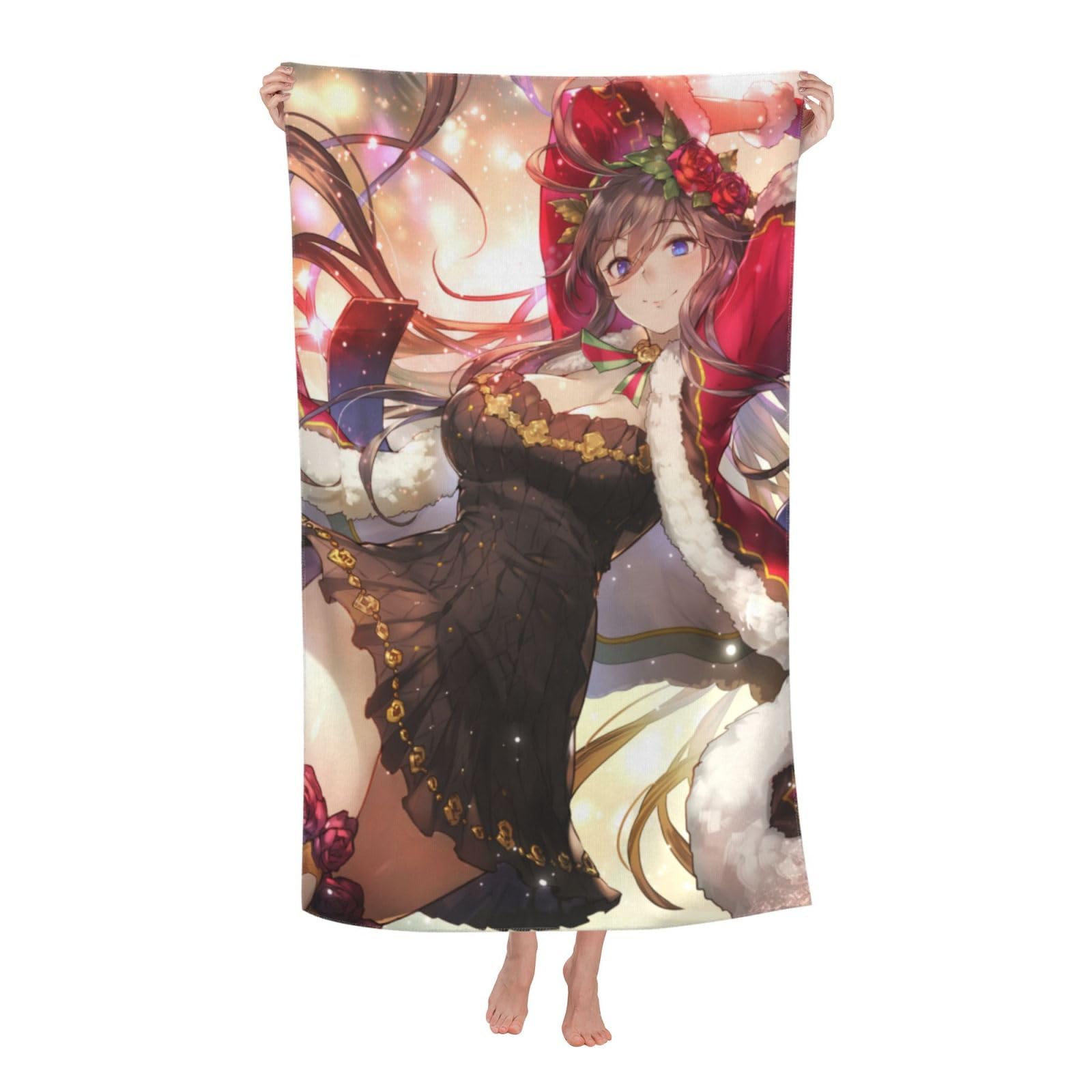 グラブル　ロゼッタ　バスタオル Amazon.co.jp: ビーチタオル オシャレアニメ柄 グランブルー