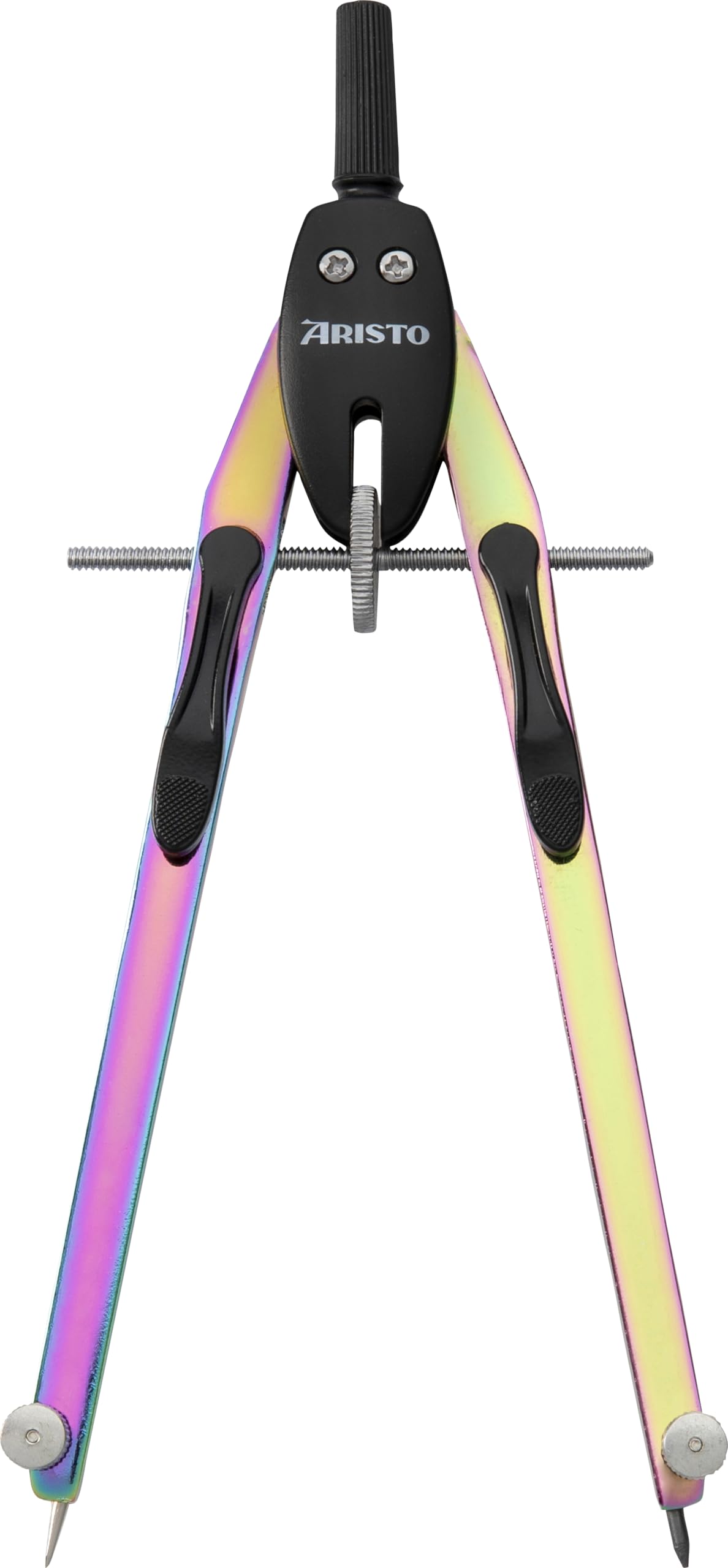 Aristo AR552816-26 BTS NeoChrome Quick Adjustment Compass (Die-Cast Zinc with Quick Adjustment and Middle Wheel) Includes Refills and Replacement Needle in Robust Case