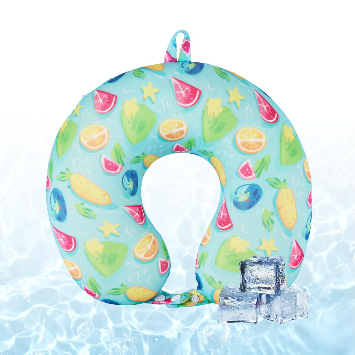 Cooling Travel Pillows, Cool To Touch Neck Pillow for Teens and Adults