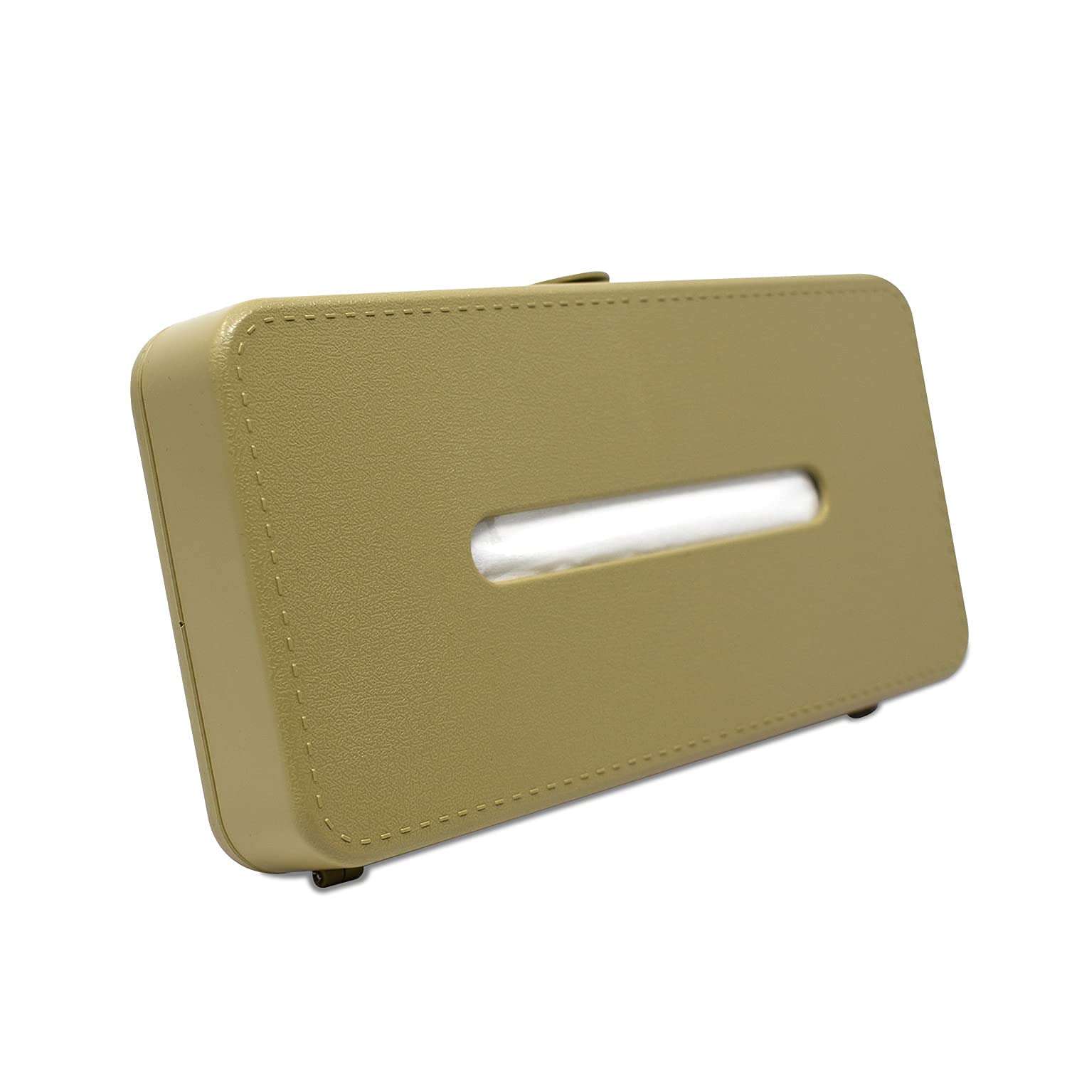 GFX Car Tissue Box Holder Universal Fit on Car Sun Shade Mountable Back Seat 1Pcs Beige - Image 2 thumbnail