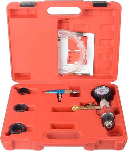 Miniatura 6 de DAYUAN Sistema de refrigeración de purga al vacío, radiador y refrigerante, kit de herramientas de repuesto para tanque de agua automotriz, juego de