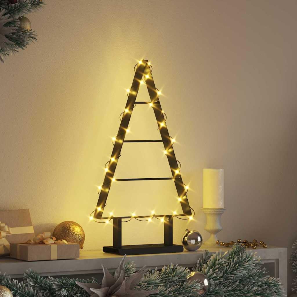 Albero di Natale in Acciaio Nero 60 cm