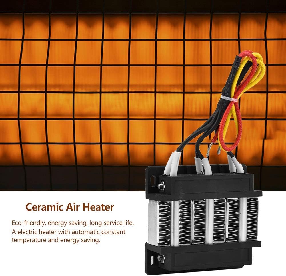 PTC Heating Element, 12V 150W Ceramic Air Heater Insulated PTC Ceramic Air Heater PTC Heating Element Air Heating Tool for Electric Heater