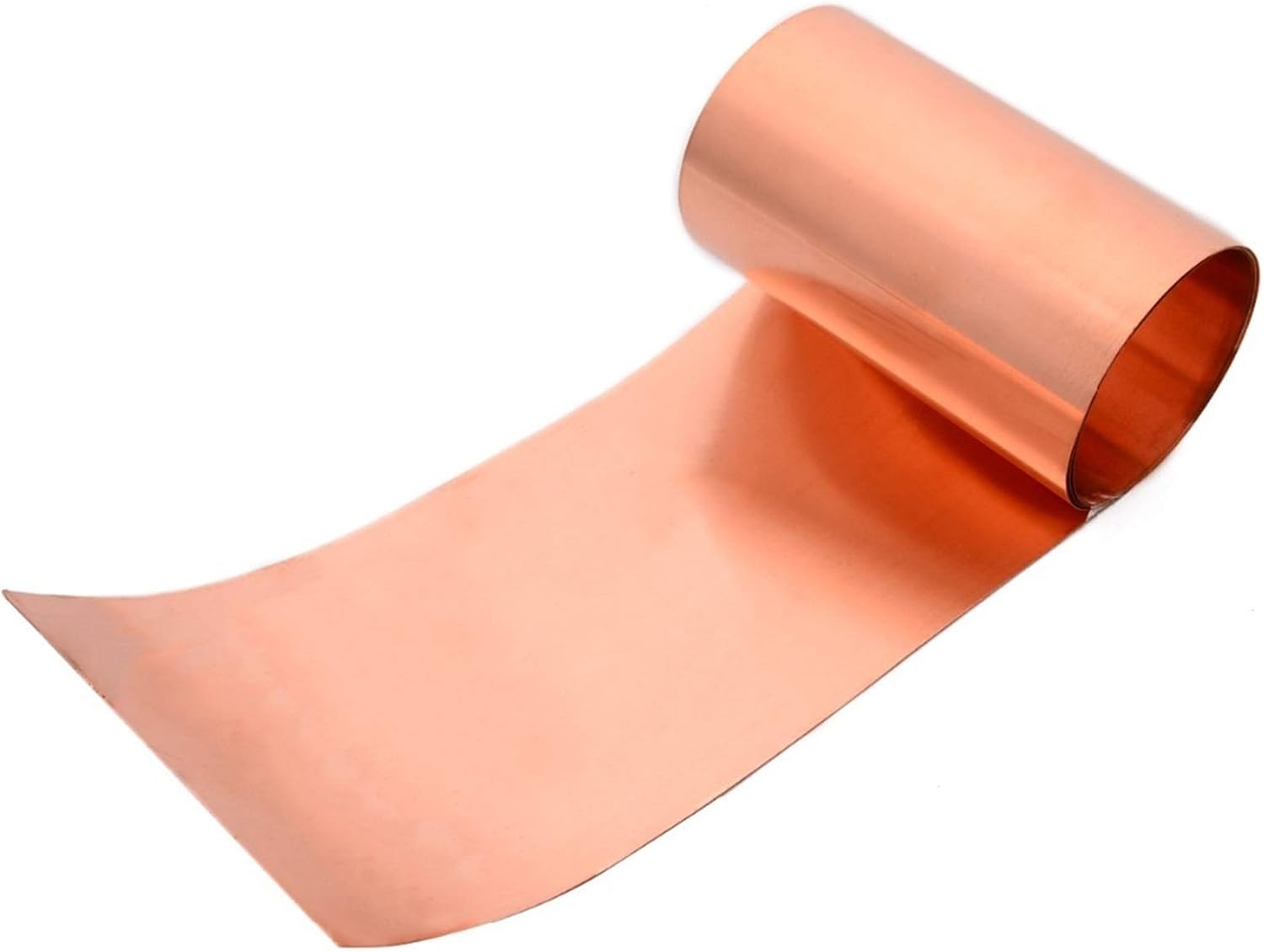 SBTRKT 1pcs Thickness 0.2mm Metallic Copper Foil Sheet, 99.9% High Purity Copper Sheet, for Anti-Static, Soldering and Brazing,Length 1m