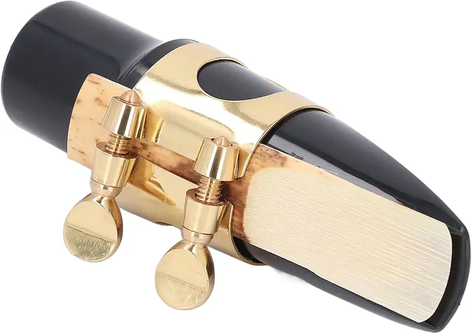 Kit de Boquilha para Saxofone Alto, Ligadura de Metal 2.5, Palhetas e Tampa de Plástico para Qualquer Marca, Saxofone Alto Padrão