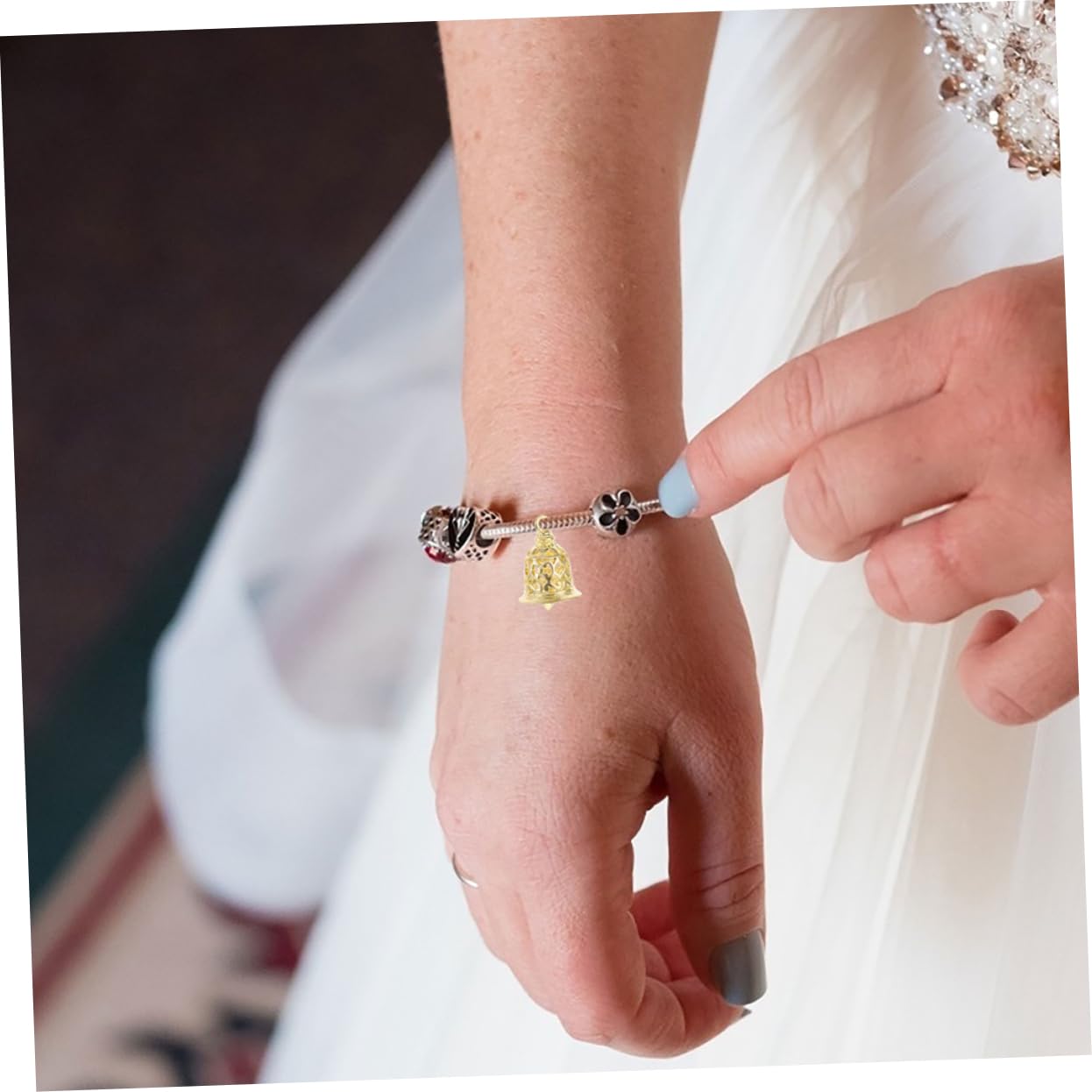 Mobestech 4 Set Ciondoli Campane Rame Per Da Te Confezione Da Mini Campane Pendenti Per Creazioni Artigianali Per Gioielli Decorazioni E Charms Natale 12 Pezzi * 4