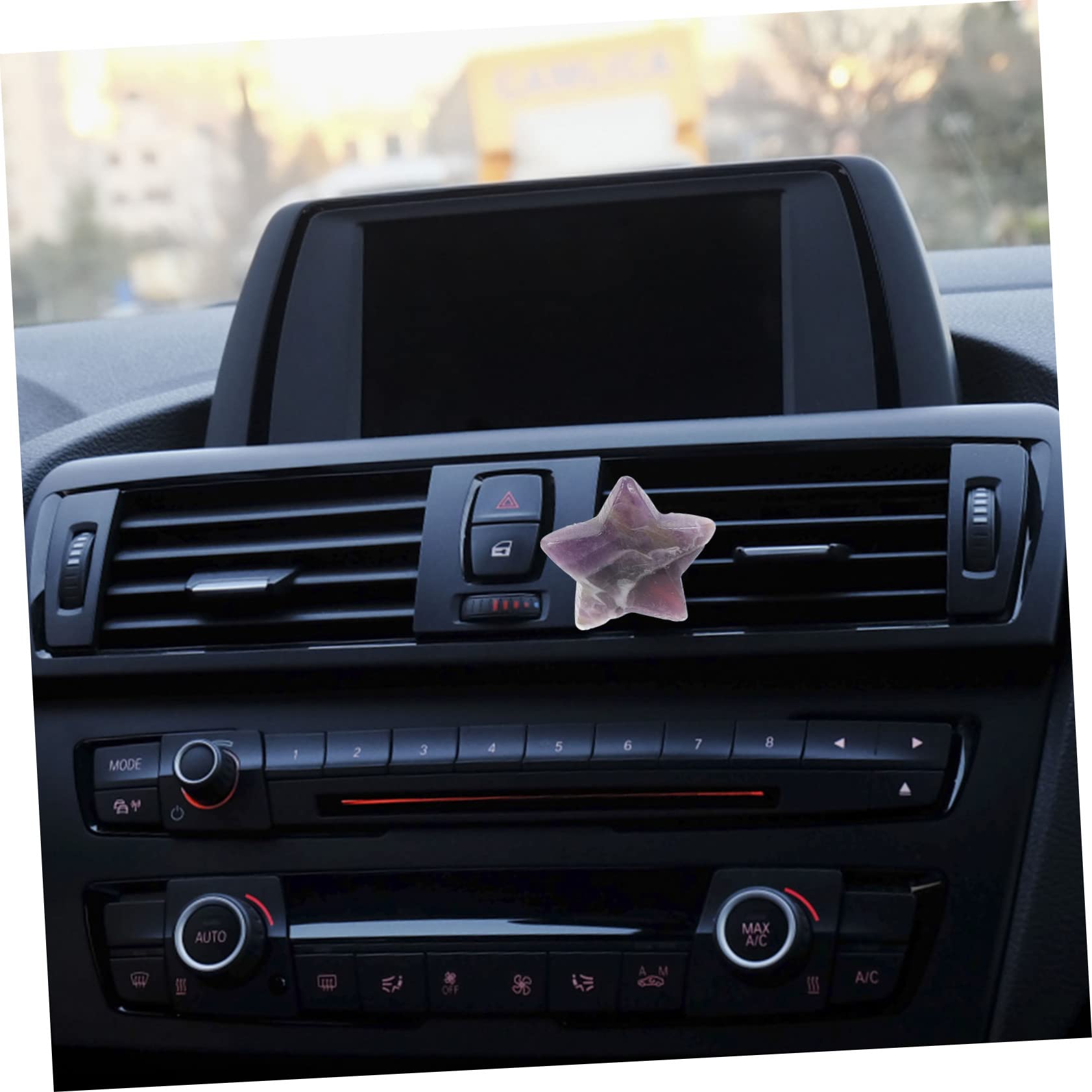 iplusmile 10pezzi Clip Decorativa Per Bocchetta Aria Auto Con Design Di e Stella Ornamentazione Cristallo Per Decorazioni Auto e Ufficio Installazione Facile Senza Attrezzi Per e Profumi