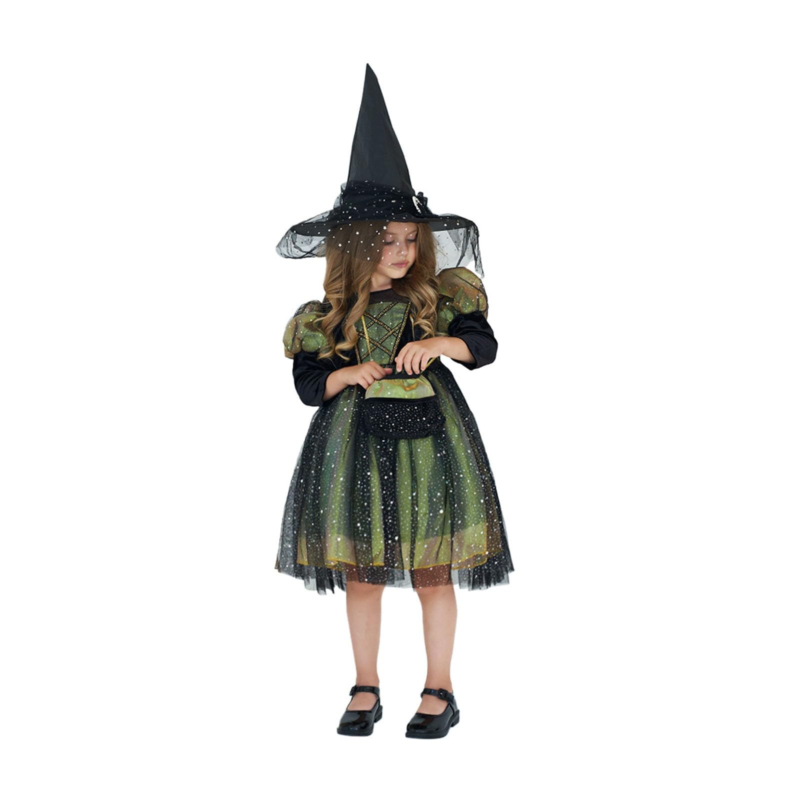 Robe De Princesse Halloween pour Fille,Robe Sorcière Médièvale Tenue Deguisement Enfant Vampire Costume 3 Ans Déguisement Fille Costumées Idéal Petites Filles