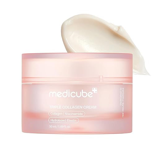 Medicube Crema de borrado profundo triple La crema hidratante definitiva para piel seca Una crema de colágeno digna de lento que da una piel
