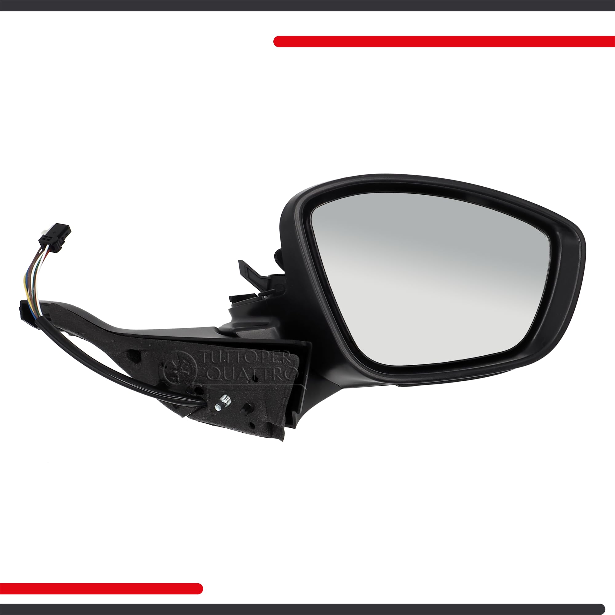 Specchietto Retrovisore Destro per Peugeot 2008 e 208, Dx termico, Con Freccia