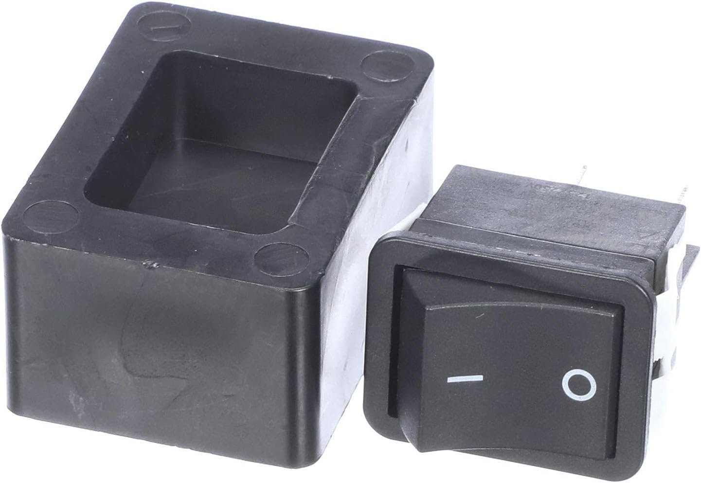 Aj Antunes - Roundup 7000882 Black Mechanical Push Button Normally Open 1-Way Panel Mount Switch Replacement Kit
