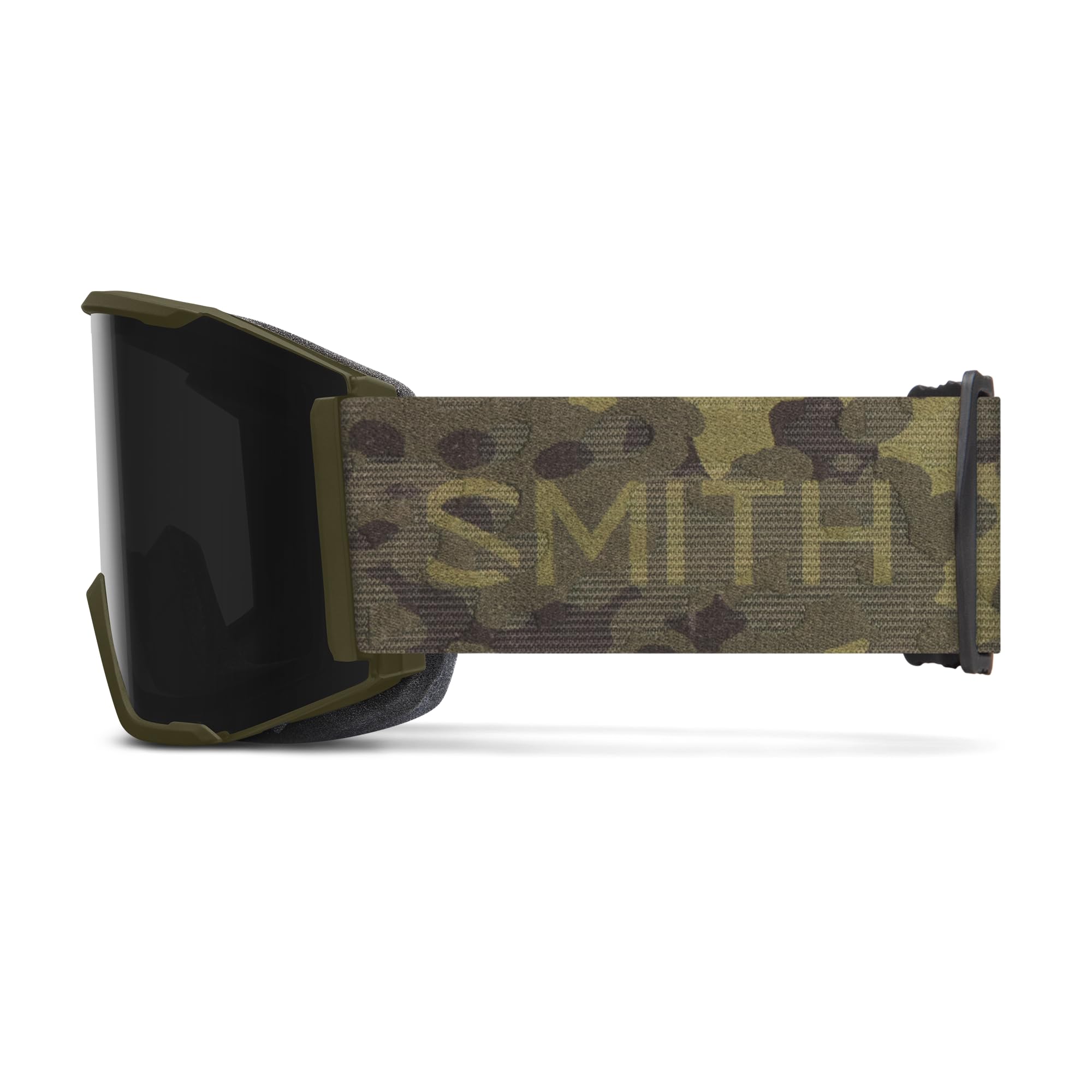 Smith Squad MAG Schneesportbrille für Erwachsene, Unisex, Vintage-Stil, Camouflage-Rahmen, ChromaPop Sun, schwarze Gläser + Ersatzgläser für schwaches Licht