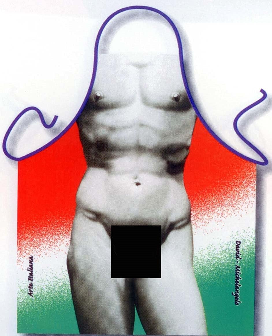 Michelangelo's David Italian Apron by Turundi