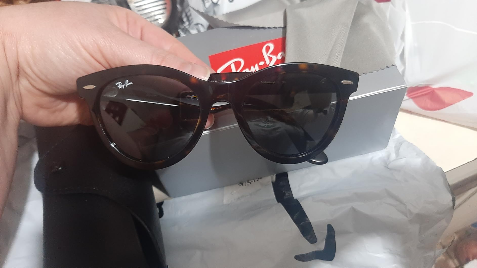 Óculos de Sol Ray-Ban Polarizado Wayfarer Way 0RB2241 954/58 Tam 54