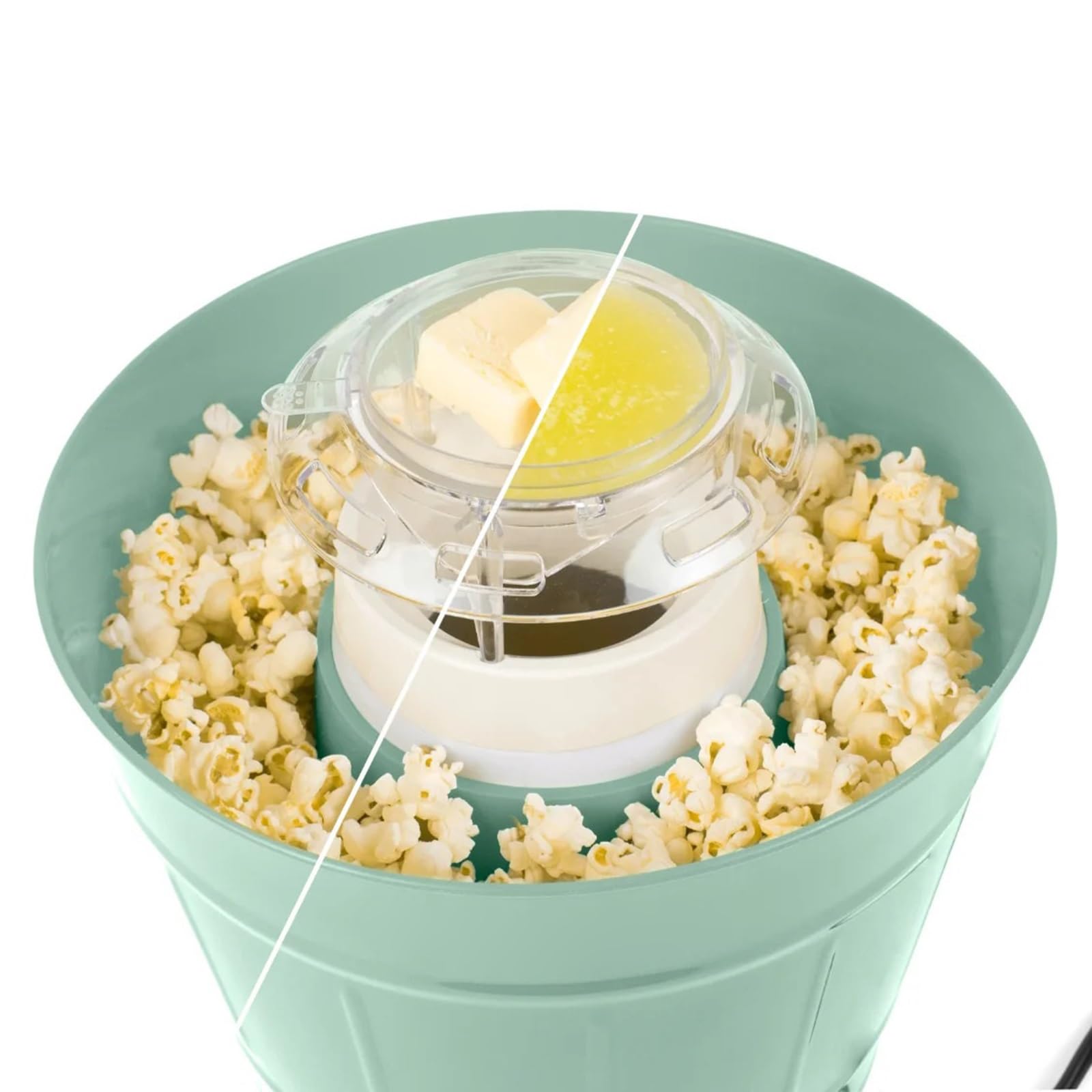 Macchina per popcorn Macchina for popcorn professionale con ad aria calda e secchiello for uso domestico