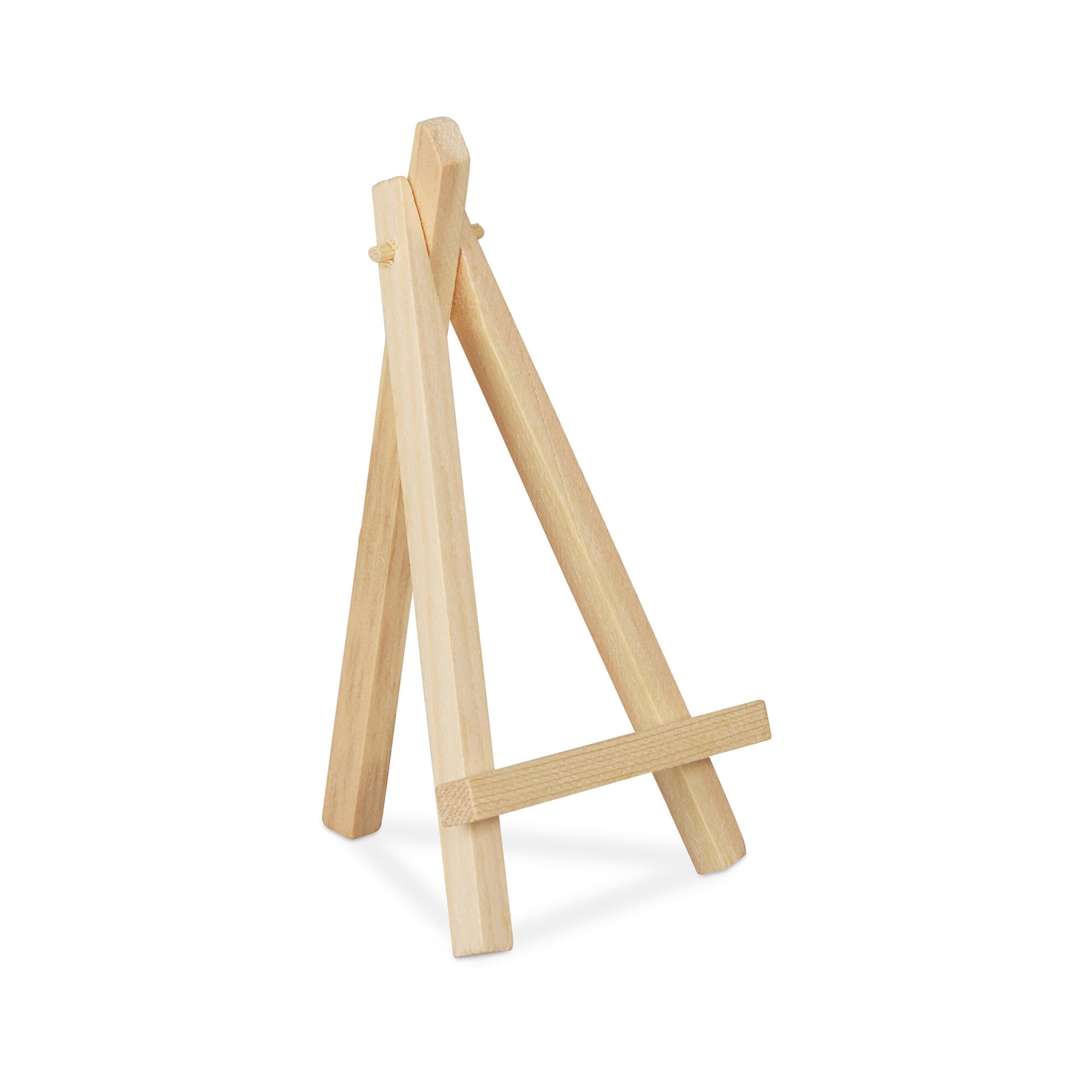 Relaxdays Staffelei klein, 10er Set, Tischdekoration für zu Hause, Hochzeiten, Feierlichkeiten, HxB: 15,5 x 8 cm, Natur