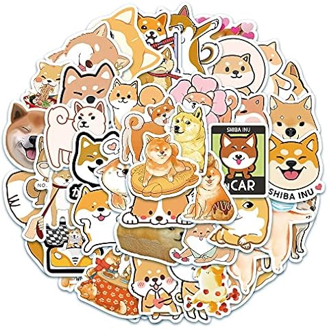 Pegatinas Bric dodo Shiba Inu para decoración Cover