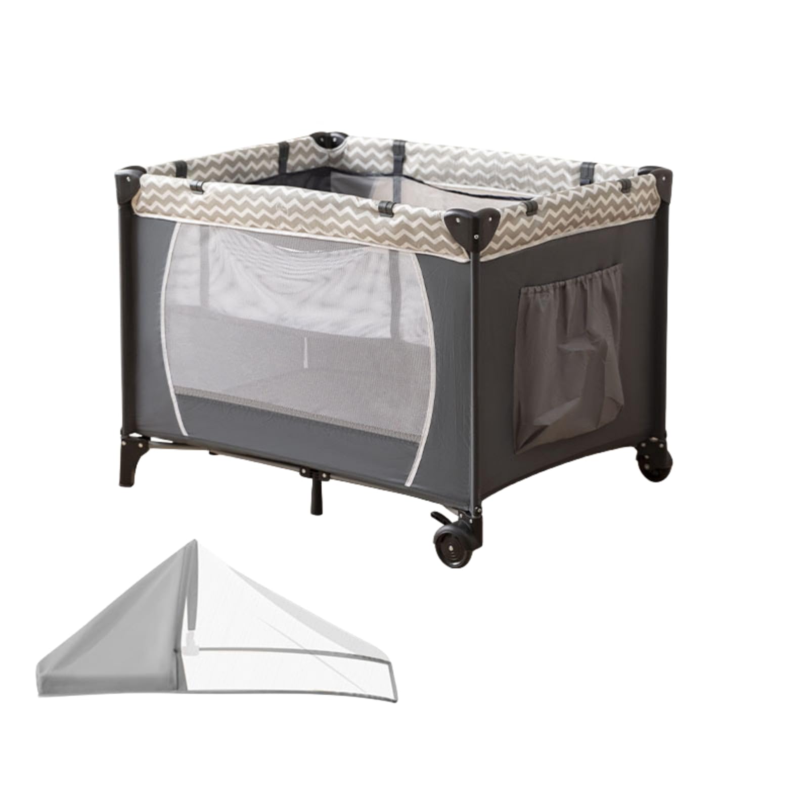 Amazon.co.jp: 折りたたみ式赤ちゃん ベビーベッド簡易ベッド ベビー  