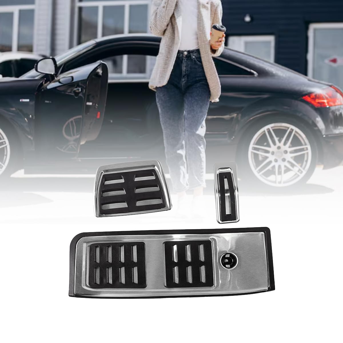 Un Set Di Acceleratore, Freno E Pedale Antiscivolo Modificati (automatici Con Funzione Di Riposo) Adatti Per A4L A4 B9 A5