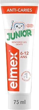 Elmex Dentifrice Junior Reminéralisant 6-12 Ans - 75 ml