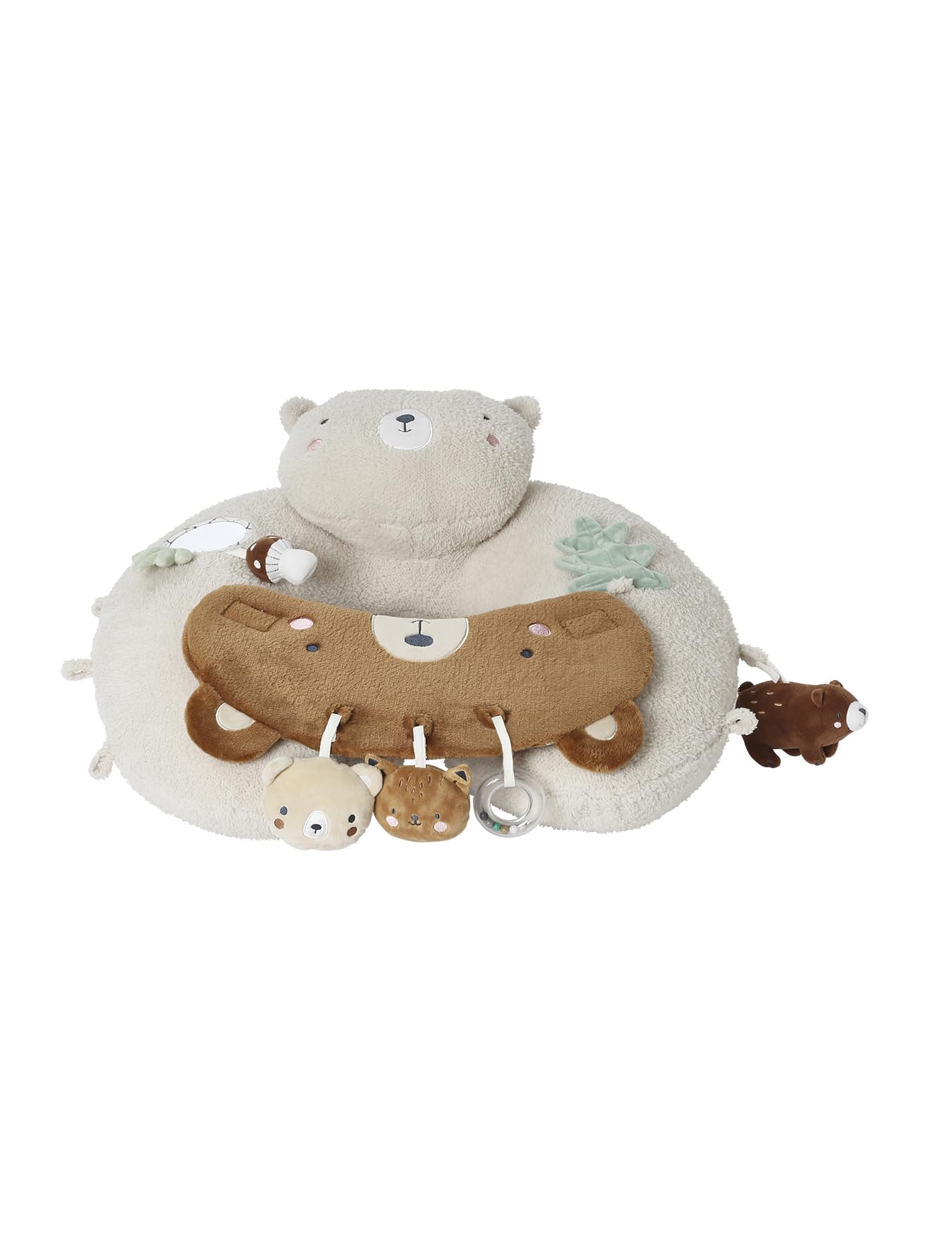 VERTBAUDET Baby Activity-Kissen wollweiß/grüner wald