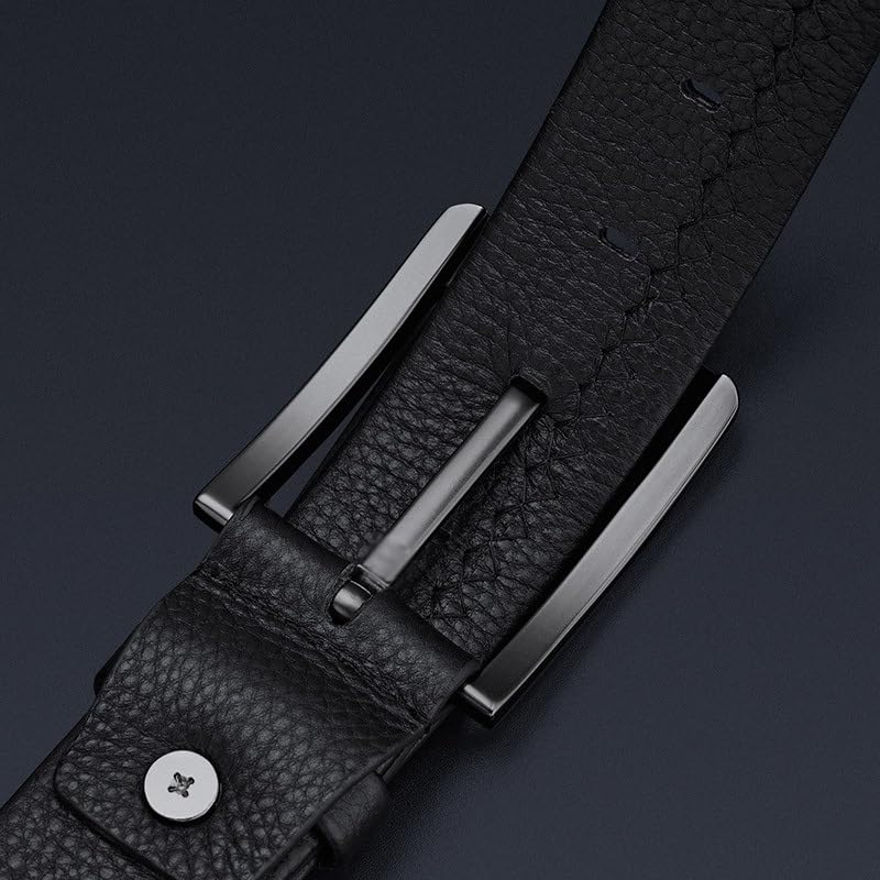 Men's Leather Belt Needle Buckle Belt Men's Top Layer Cowhide Casual Belt4