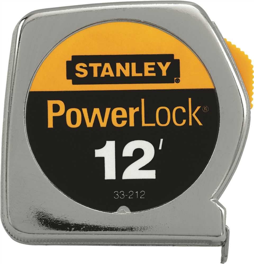Stanley Hand Tools 33-212 12' PowerLock Tape Measure With Stud Markings Every 16"