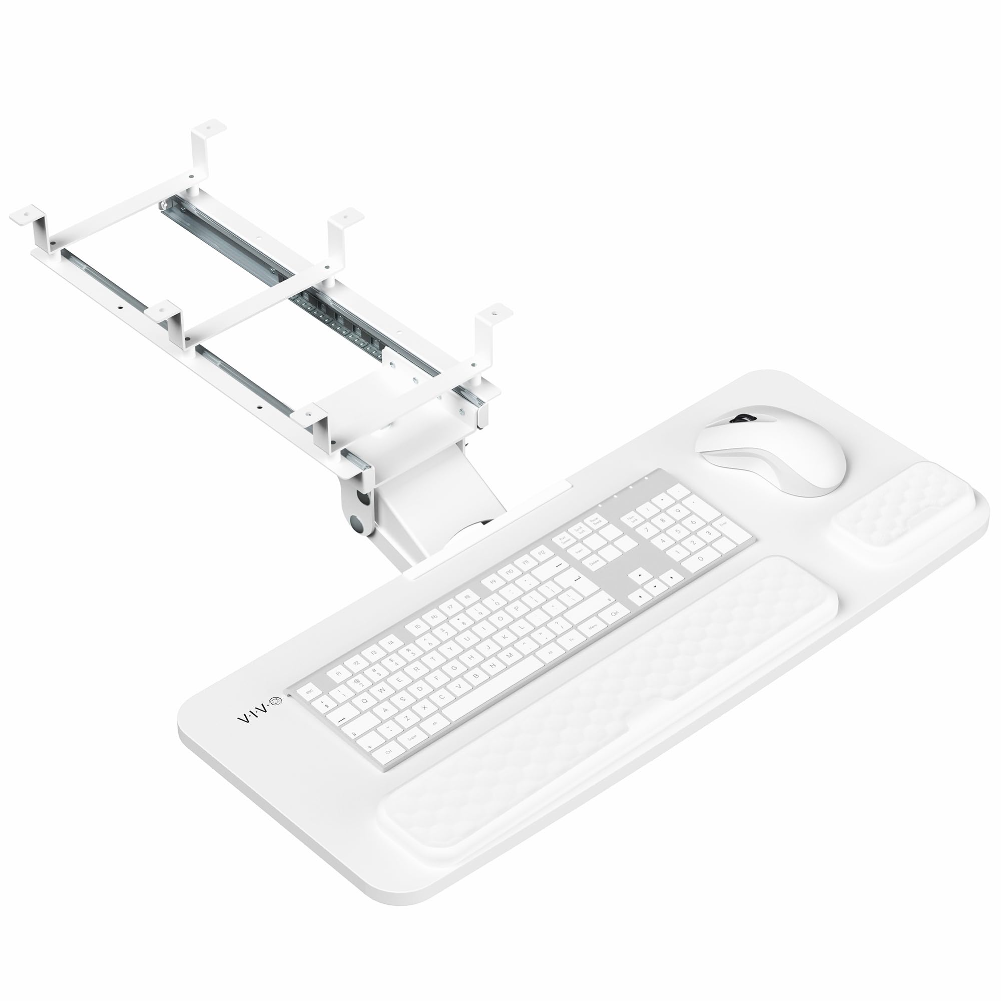Amazon.com : VIVO Premium White Under Desk 27 x 11 in Keyboard