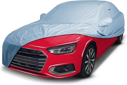 iCarCover Compatible con Audi A4 Sedán 2017-2023 Funda completa de coche de alta calidad, impermeable, resistente a todo tipo de clima,