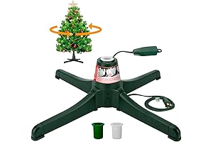 GREATDAY Ornament Rotator: 360-Degree Rotating Christmas Tree Stand for Artificial Trees Up to 7.5 Feet